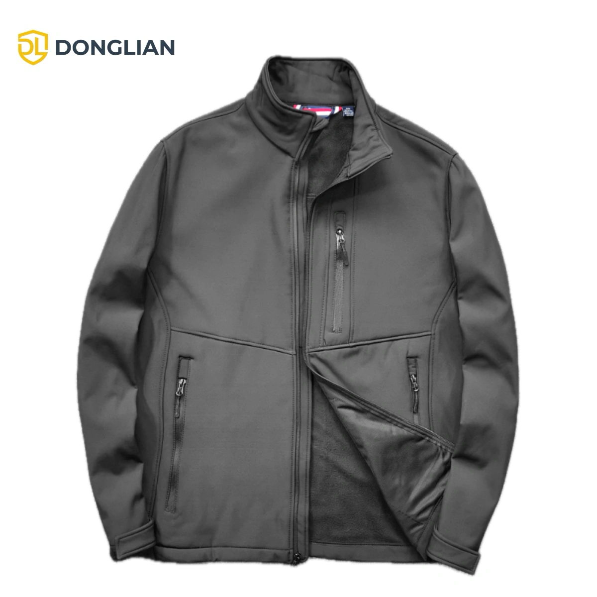 DL1475 three-layer softshell work jacket